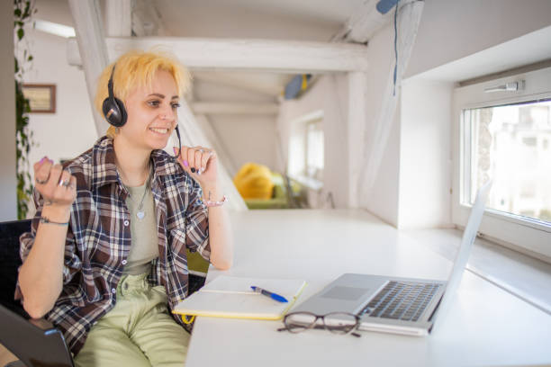 istock Young entrepreneur is working from home 1704995030