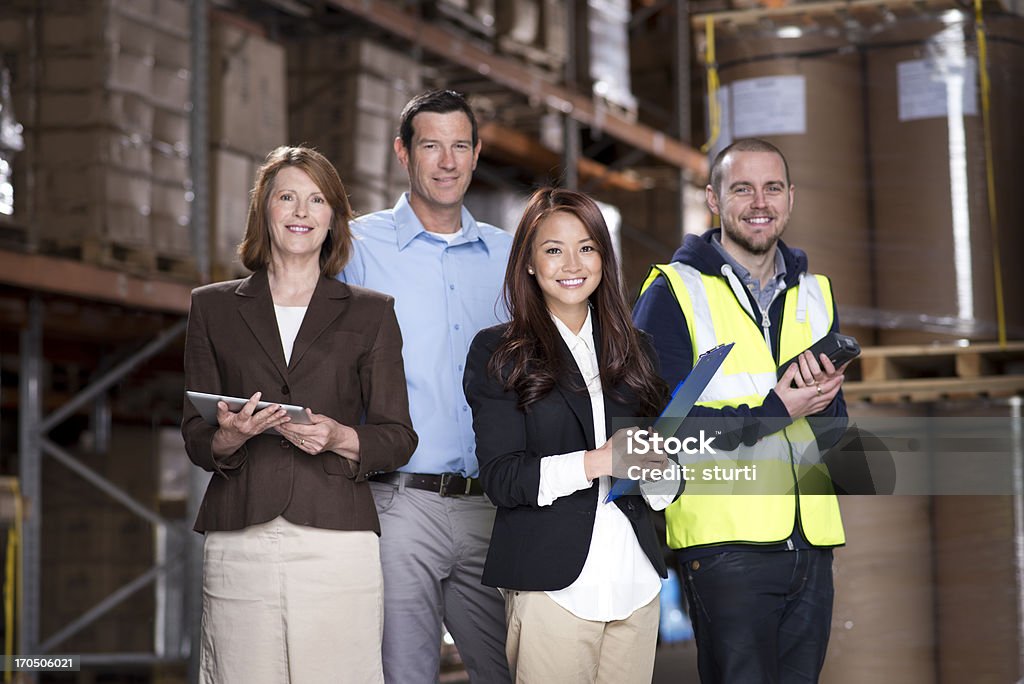 warehouse-team - Lizenzfrei Arbeiten Stock-Foto