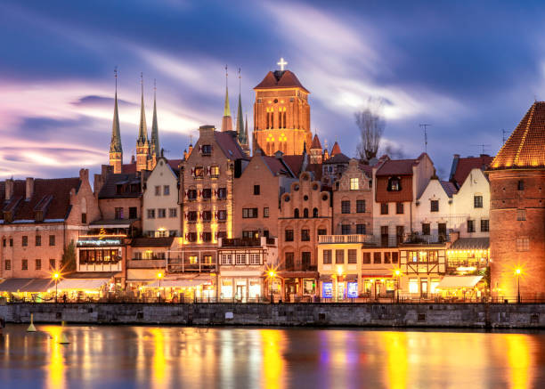 istock Gdansk at blue hour, Poland. 1705108244