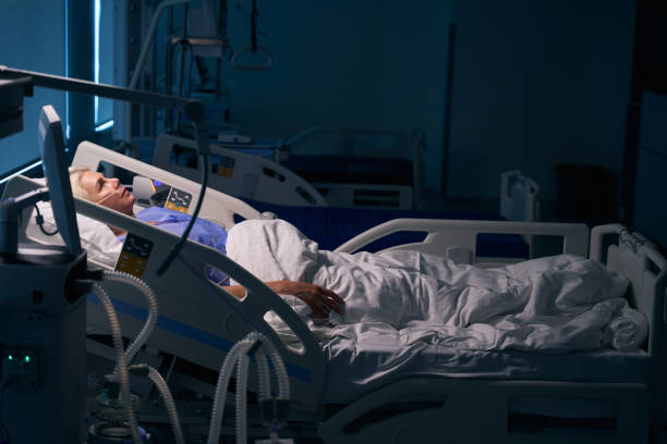istock Lady is resting after surgery in the intensive care unit 1705112242