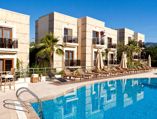 Green village with swiming pool