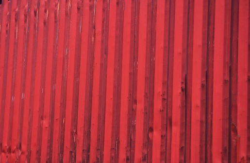 container surface with red color
