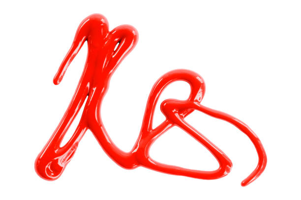 istock red watercolor drop zigzag isolated on white background 1705270044