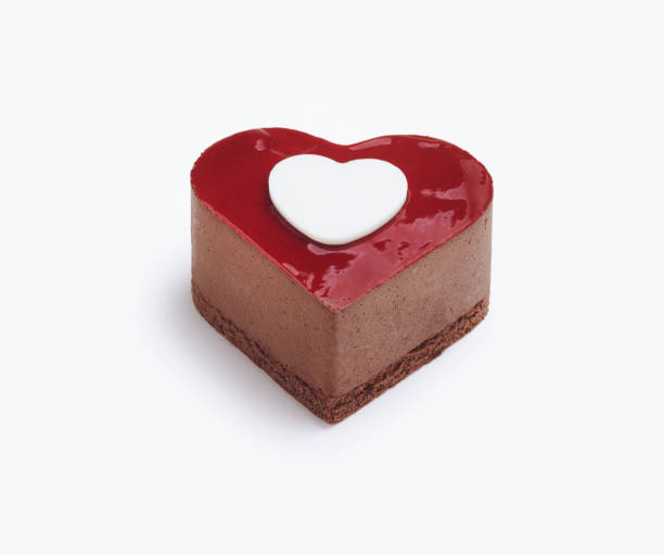 istock Love cake with chocolate and strawberry 1705318032