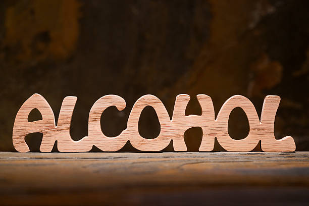 istock Alcohol, Wood Letter Word 170533193