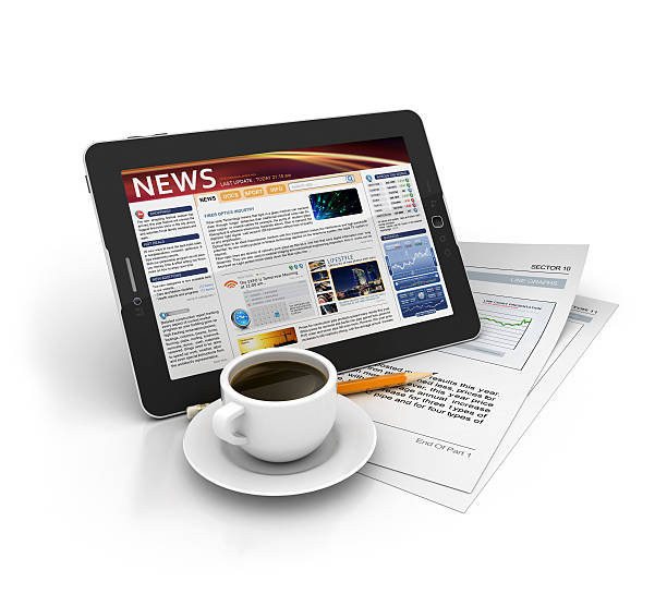 istock news on tablet with coffee 170535519