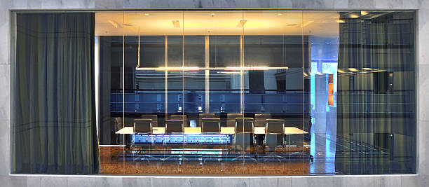 Business meeing room Behind Glass
