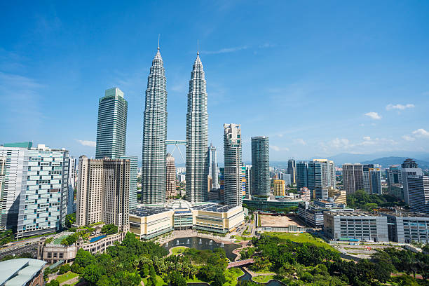 cityscape of kuala lumper cityscape of kuala lumper kuala lumpur stock pictures, royalty-free photos & images