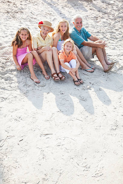 istock Children with grandparents on beach 170537024