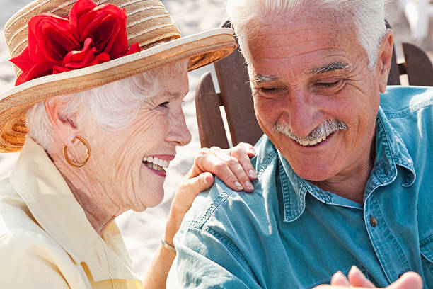 istock Senior couple enjoying tropical holiday 170537116