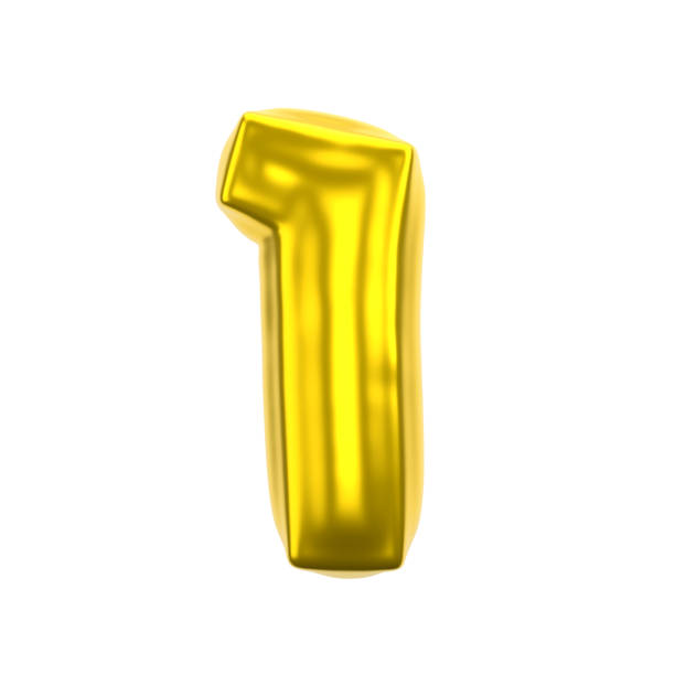 istock Golden Balloon Numbers 1 1705384879