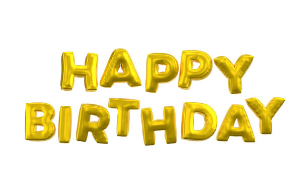 istock Golden Balloon Happy Birthday 1705387578