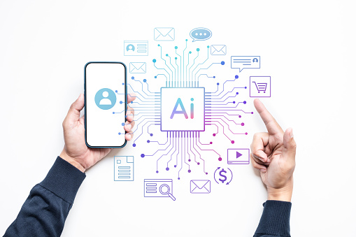 Modern life and digital inspiration with ai technology concepts