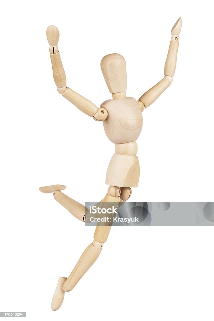 Uomo in legno - Foto stock royalty-free di Arte