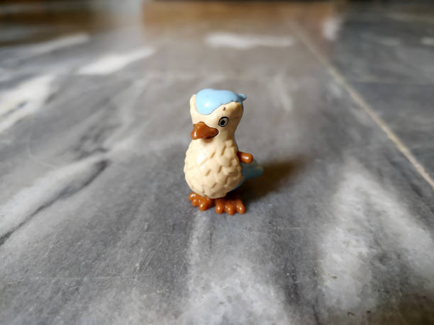 A sparrow toy with which children play was positioned on the floor