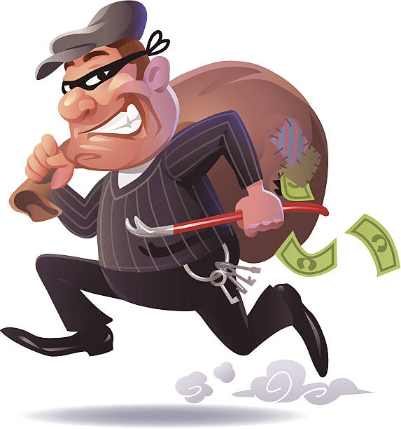 296 Bank Robber Illustrations & Clip Art - iStock | Bank robber sketch,  Cartoon bank robber, Bank robber mask