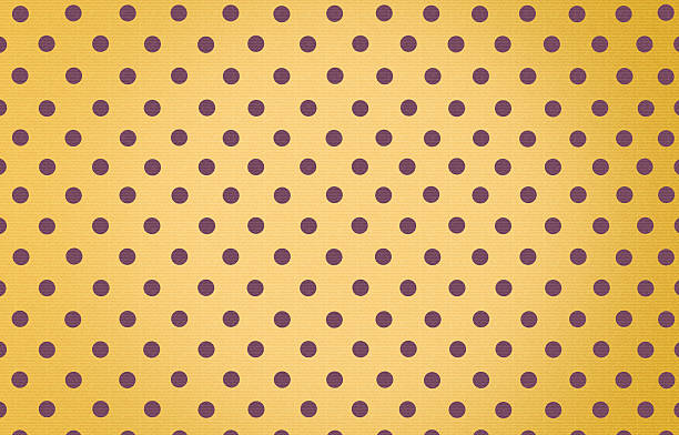 istock polka dot with yellow pastel color background 170547225