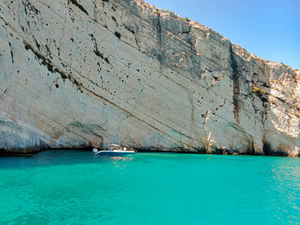 istock Visit blue caves in Zakynthos island in Greece during summer. 1705477048