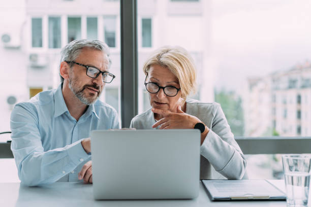 istock Business partners in meeting. 1705503954
