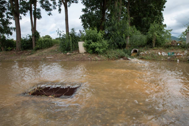 istock Well - Structure, Street, Sewage, Overflowing, Sewer 1705508314
