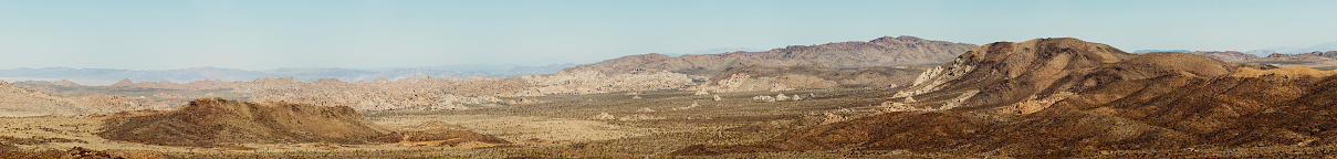 Extra large Panorama of Joshua Tree National Monument. Part 1 of 2. You can merge this two parts into one super long pano.