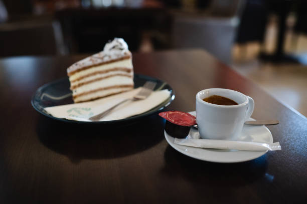 istock Coffee cup and a slice of cake 1705524687