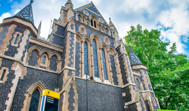 London landmarks in summer season.