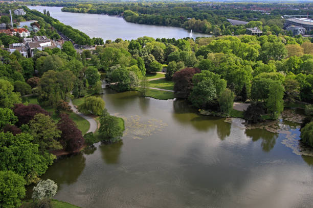 istock Hannover Park Lake Aerial 1705605119
