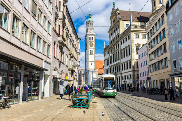 istock Shopping street in Augsburg 1705678730