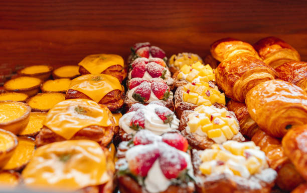 istock Delicious and tasty pastries items. 1705694948