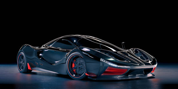 istock Black and Orange Sports Car 1705700000