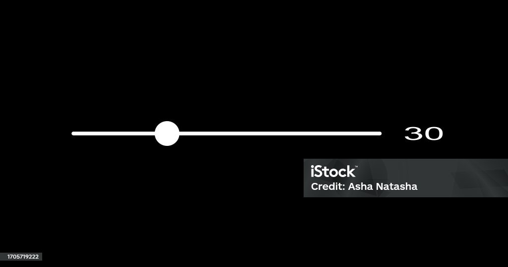 Control Panel Slider Slider Settings Control Panel Looping A Video Outline Graphic Animation ...