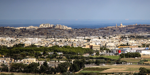 Panorama of Malta - Valletta and St Julian's