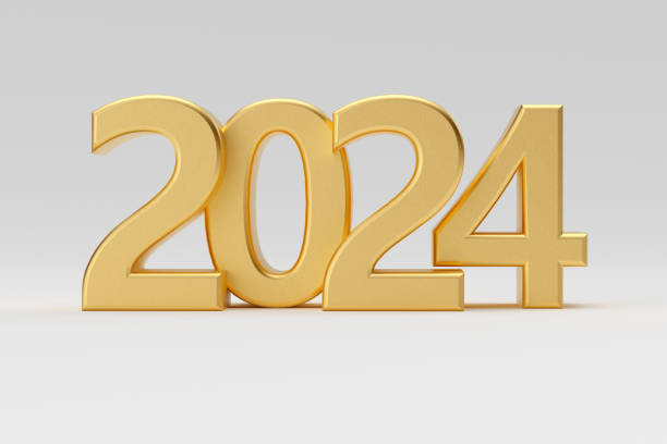 istock New 2024 Year Golden Sign. 3d Rendering 1705802883