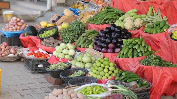 istock Vegetables shop stock photo 1705804312