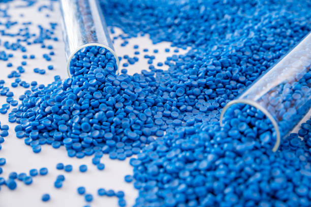 istock White plastic grain, plastic polymer granules,hand hold Polymer pellets, Raw materials for making water pipes, Plastics from petrochemicals and compound extrusion, resin from plant polyethylene. 1705806894