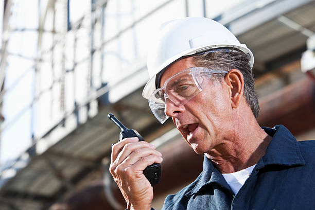 Free Stock Photo of Factory worker with walkie-talkie | Download Free ...