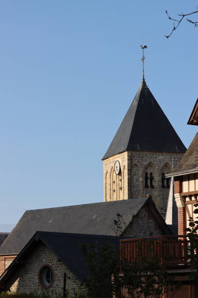 istock church in Normandy, France 1705870819