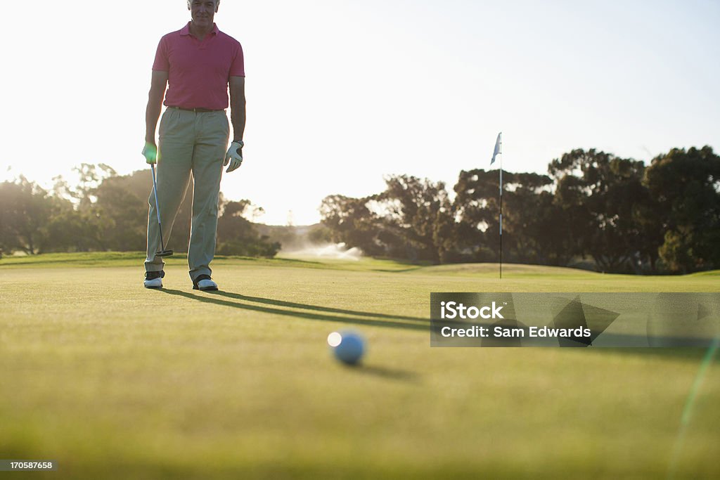 Homme de golf - Photo de 45-49 ans libre de droits