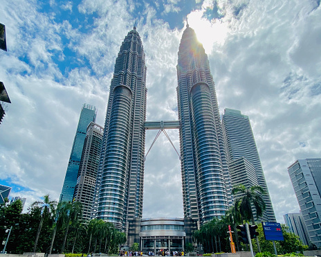 The Petronas Twin Towers Kuala Lumpur