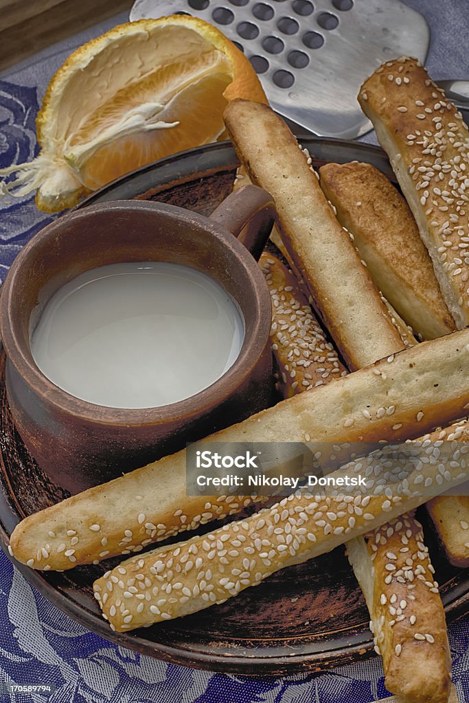 Delicioso Bolo de um teste com laranja. - Royalty-free Alimentação Não-saudável Foto de stock