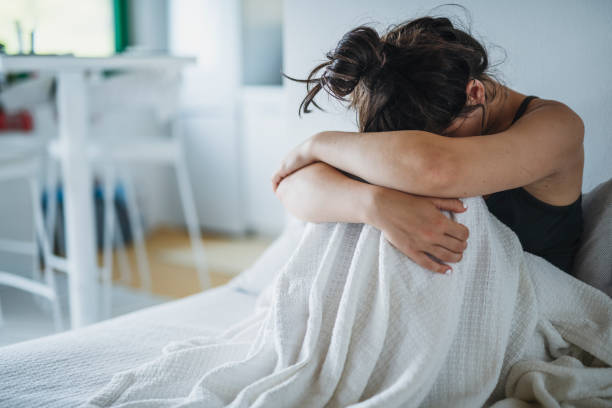istock Young woman struggling with mental breakdown. 1705907065