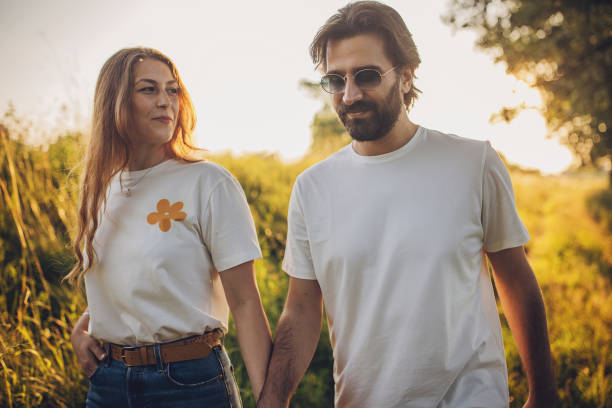 istock Couple taking a walk in nature 1705907605