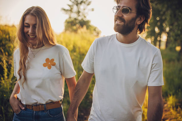 istock Couple taking a walk in nature 1705907758
