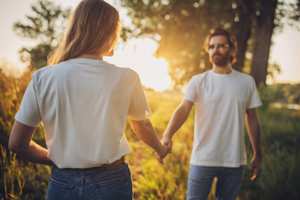 istock Couple in nature together 1705927765