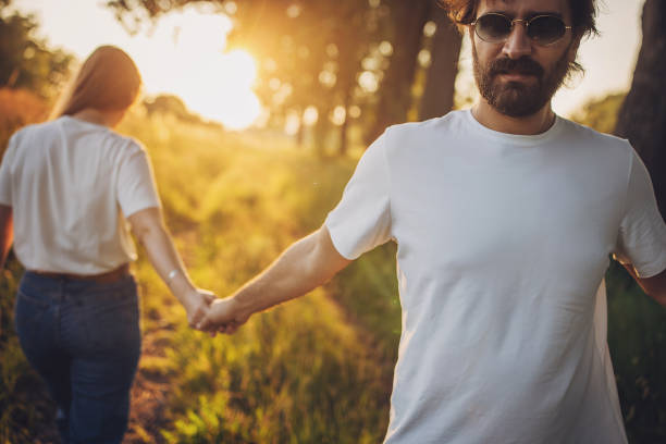 istock Couple in nature together 1705928339