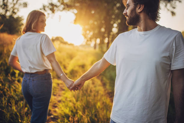 istock Couple in nature together 1705928904