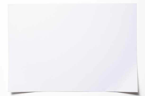 istock Isolated shot of blank paper on white background 170596850