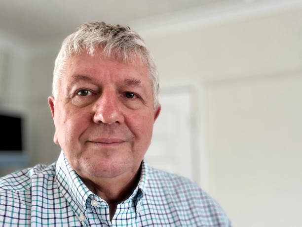 istock Senior Caucasian man selfie outdoors 1705984639