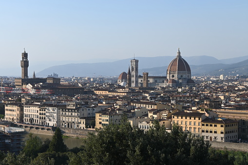 Top view of Florence Italy